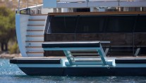 Motor yacht KANGA -  Swimming platform and ladder